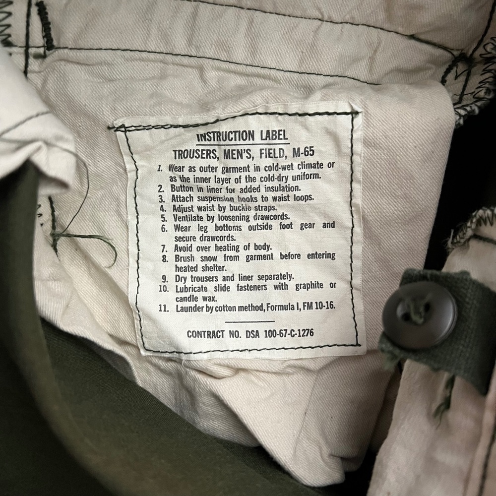 URBAN OUTFITTERS 2006 Urban Renewal Green M-65 Field Trouser Cargo Shorts SMALL - Picture 7 of 12